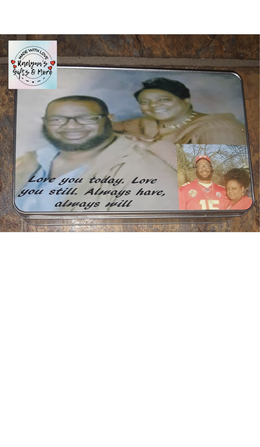 Custom Photo Puzzle with storage tin Custom Photo Puzzle with storage tin