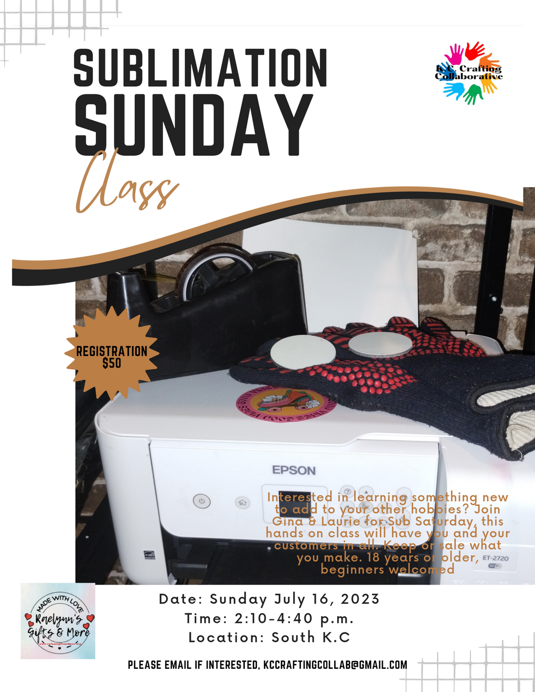 Sublimation Sunday Class