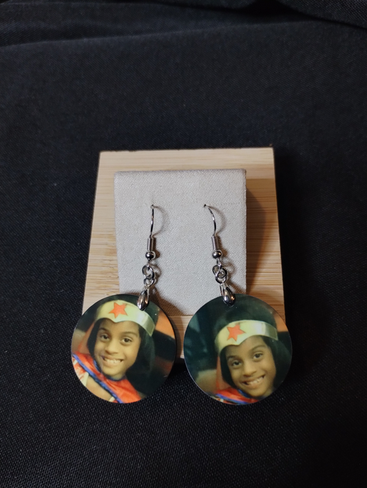 Photo earrings