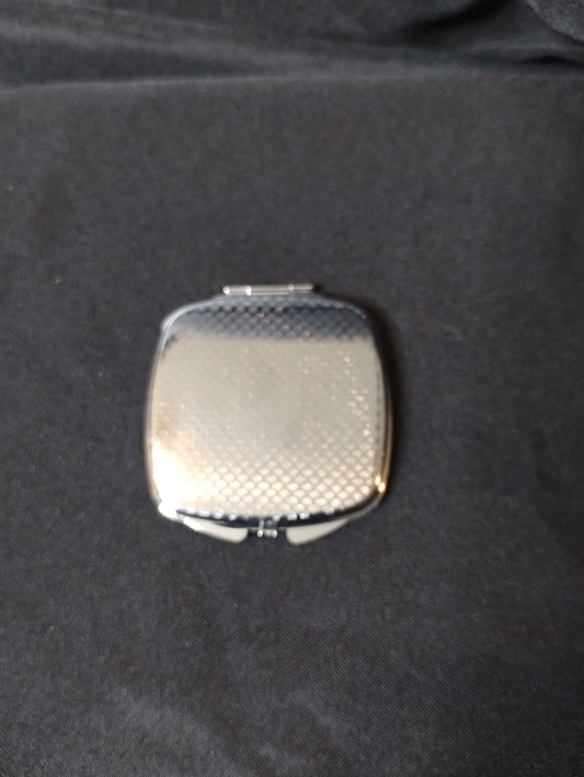 Photo cosmetic compact mirror