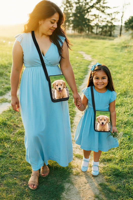 Cross body Photo Purse